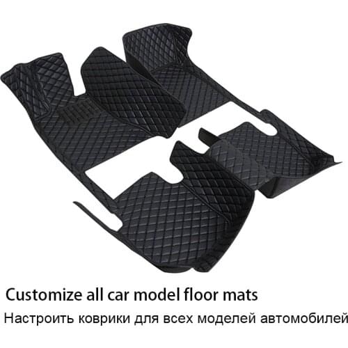 Durable Leather car Floor Mat for A5 SPORTBACK Cabriolet Convertible Descapotable A1 A2 A3 A4 A6 A8 car accessories Rugs