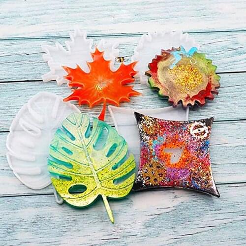 Maple Leaf Silicone Mold Palm Epoxy Mold Coaster Casting Coaster DIY Coaster Mold Jewelry Making Tools