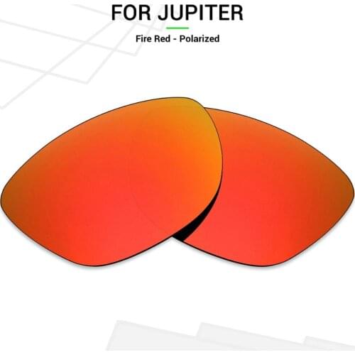 Mryok POLARIZED Replacement Lenses for Oakley Jupiter Sunglasses Fire Red