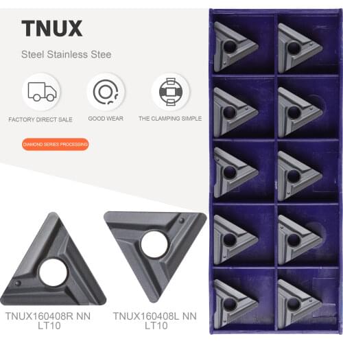 TNUX160404R TNUX160408R TNUX160404L TNUX160408L LT10 high-quality carbide blade cylindrical turning tool lathe tool