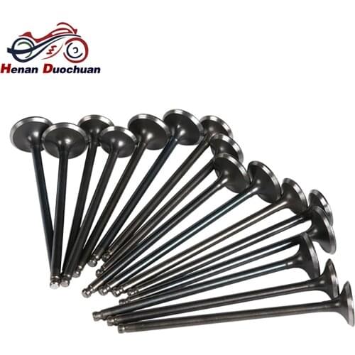 Motorcycle Intake Valve and Exhaust Valve Stem Kit For Yamaha 3LN FZR250 FZR250R 1990-1995 FZR250R EXUP FZR 250 1996 ZEEL 1997