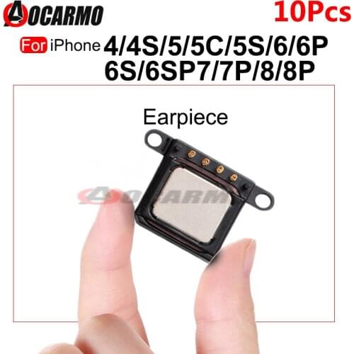 10Pcs For iPhone 8 7 6 6S 5 5S 4 Plus 5C 8p 7P 6P 6G 7G Top Earpiece Ear Speaker Replacement Repair Parts