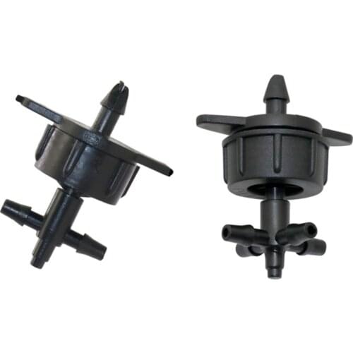 2/4/8L Steady Flow dripper with 3-way 5-way Barb Connectors Agriculture Drip Irrigation system Dripper Drip Arrow Adapter 100 Pc