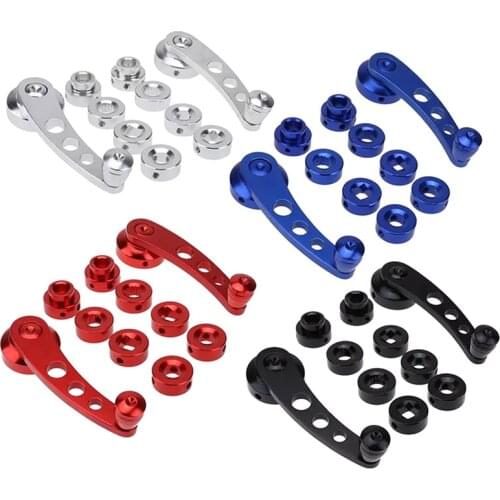 2Pcs Universal Automobile Window Crank Metal Aluminum Alloy Window Winding for Auto Car Truck Window Lever Handle Pull Pin Kit