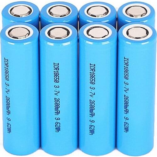 2019 18650 2600 mAh 3.7V Li-ion Rechargeable Battery For LED Flashlights li-ion Batteies
