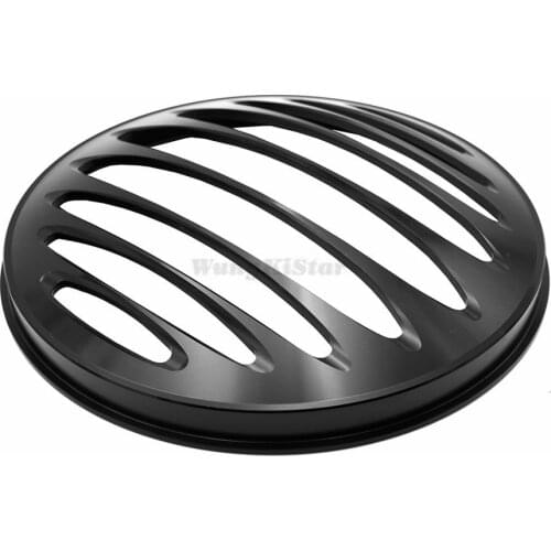 7 Inch CNC Aluminum Metal Round Headlight Grill Cover For Harley Touring Electra Glide Ultra Classic Road Sportster XL 883 1200