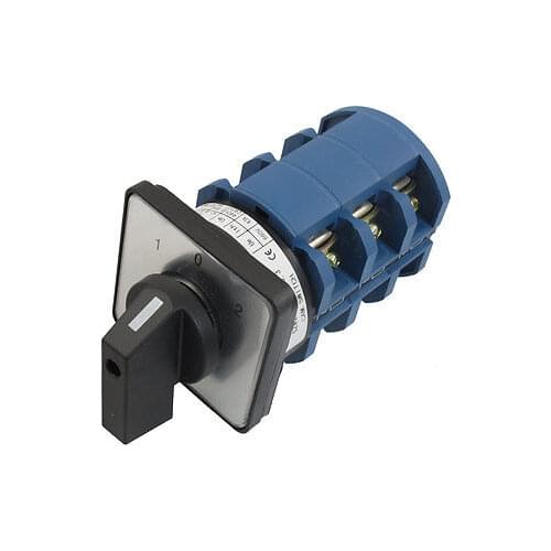AC 660V 63A 3 Positions 3NO+3NC Rotary Selector Universal Changeover Switch