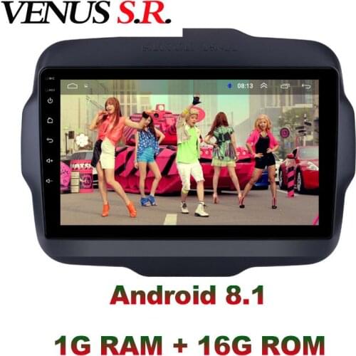 VenusSR Android 8.1 2.5D car dvd For JEEP Renegade Radio 2016-2020 multimedia GPS Radio stereo gps navigation