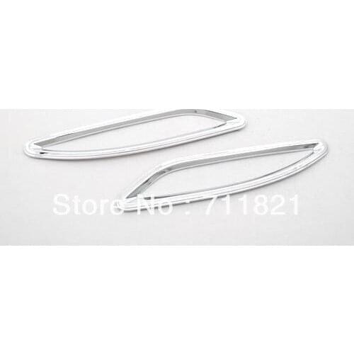 Car Styling Chrome Rear Reflector Plate Trim For Hyundai Sonata i45