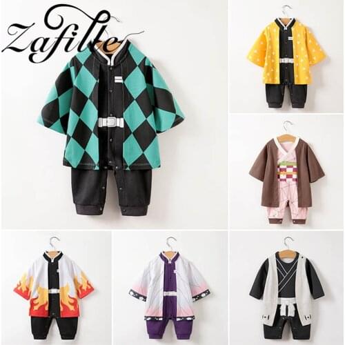 ZAFILLE Anime Baby Clothes For Newborns Jumpsuit For Kids Cartoon Baby Cosplay Costume Toddler Baby Boys Rompers