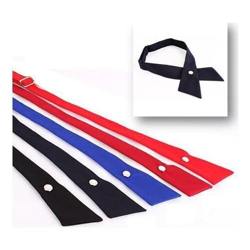 Crossover solid color butterflies butterfly bowknot bow tie knot bowtie mens necktie womens neck ties polyester ascot cravat