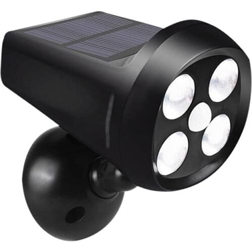 1X 4LEDs Wall Lamp Guardian Tech Security Torch Waterproof Garden Light LED Spotlight Solar 360 Degree Motion Detector Lights