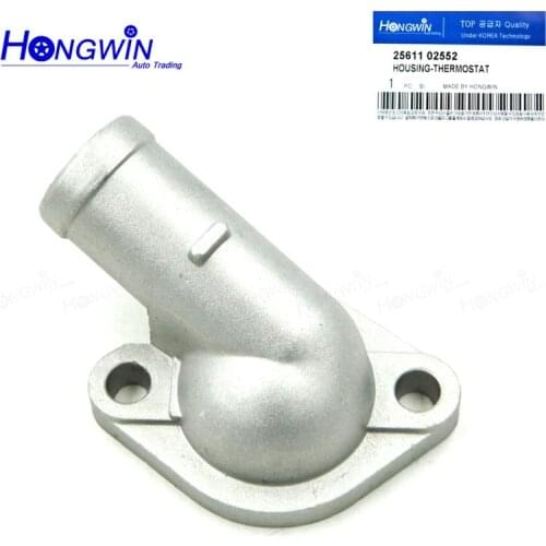 Genuine No.:25611 02552 Thermostat Housing/Water Outlet Fitting Hyundai Santro 1.0L1.1L 98-03 Santro Xing 1.1L 03-14 2561102552