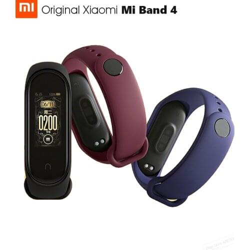 Original Xiaomi Mi Band 4 Smart Wristband 0.95" Color Screen Bluetooth 5.0 135mAh Heart Rate Fitness Waterproof Band 4 Bracelet