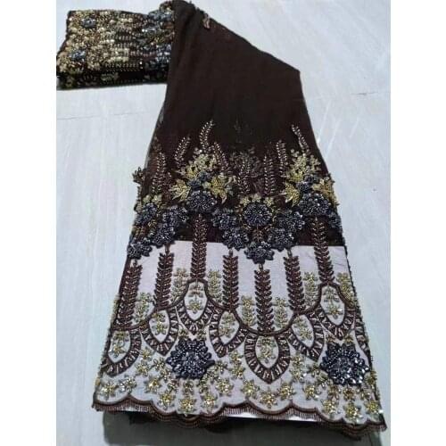 On sale SYJ-1188813 Nigerian Lace Fabric special Embroidery French lace fabric