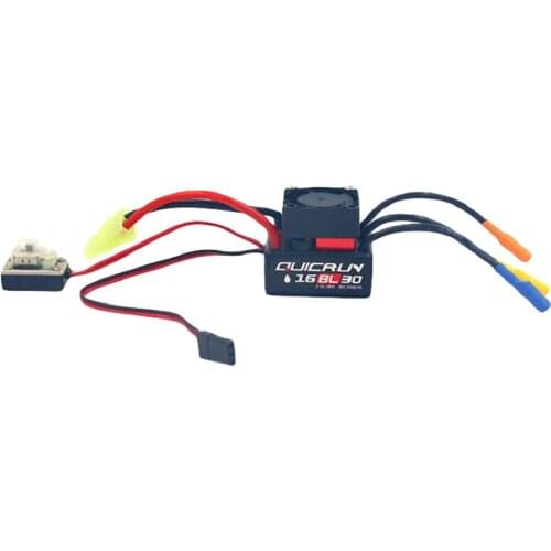 HobbyWing QuicRun 30A Waterproof And Brushless ESC WP-16BL30 For 1/16 RC Car