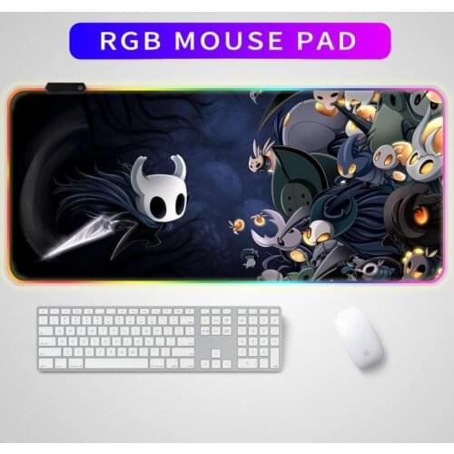 RGB mouse pad gamer carpet notebook mouse pad Hollow Knight game mouse pad gamer keyboard mouse pad notebook mouse pad