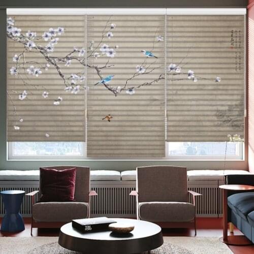 Roman curtains can be customized with patterns Bedroom living room roller shutter can be customized size Roman blinds