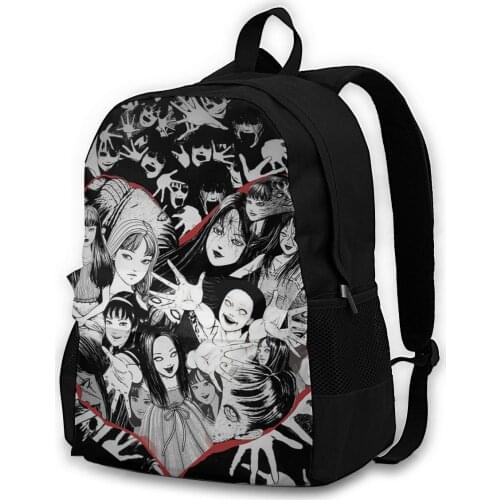Horror Halloween Junji Ito Tomie Valentines Day Adult backpacks, leisure bags, backpacks, storage bags, men women backpacks