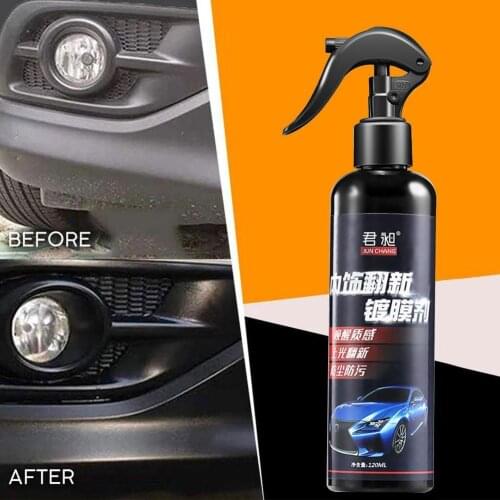 Car Seat Leather Restoreration Plastic Restore Renew Wax Agent Spray Car Cleaning Interior Tire-wheel Tool Car Auto Refurbi G0W7