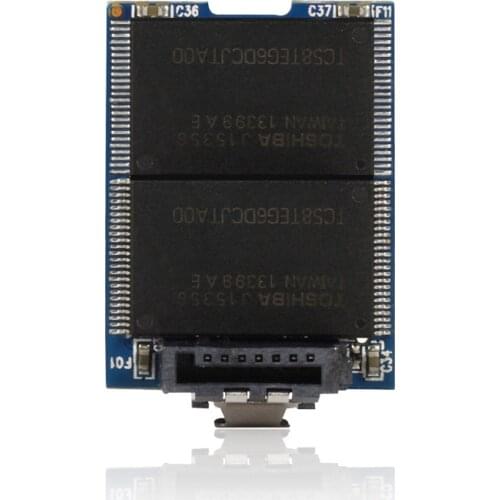 Goldendisk GD Serial 8GB SATA SSD Disk On Module 8GB SATA DOM 16GB 32GB Double Channel NAND MLC Flash Memory Card for Embedded