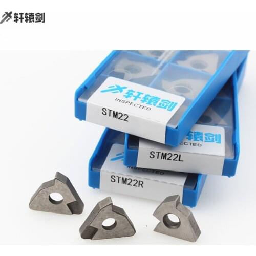 STM22L 10pcs stm 22l STM22R STM22 22ER N60 22IR N55 thread turning tools Knife pads Insert Shim