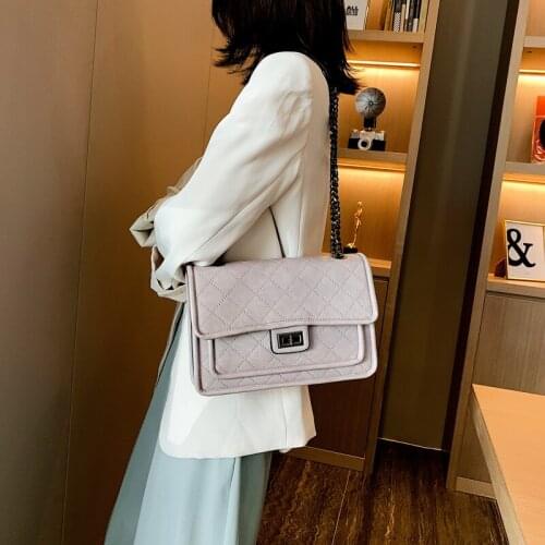 High Quality Chain Crossbody Bags for Women Pu Leather Small Shoulder Bag Fashion Designer Female Handbags Messenger Tote Bags