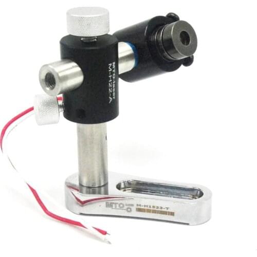 Dot/Line/Cross Focusable 650m 660nm 100mW Red Laser Module 14.5x45mm w 2-axis Holder