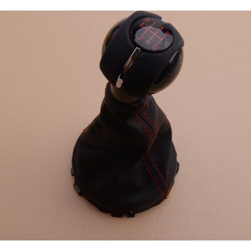 High Quality PU Leather & PVC 6 Speed Manual Gear Shift Knob Cover Gaiter Boot Fit for Mini Cooper F55 F56 F54 F57 F60