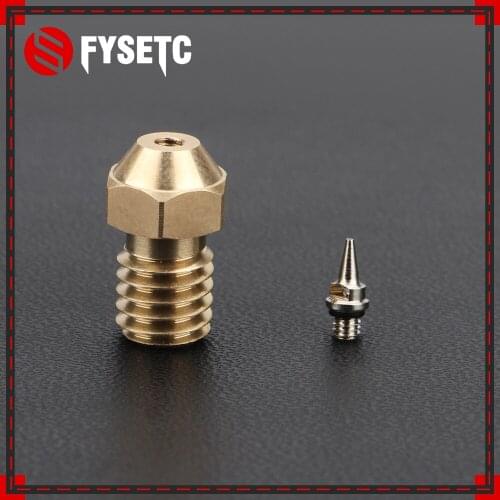 3D Printer Parts Nozzle Airbrush Nozzle Adapter Set 0.3mm Airbrush Nozzle Adapter With Nozzles For V6 Hotend 1.75mm Filament