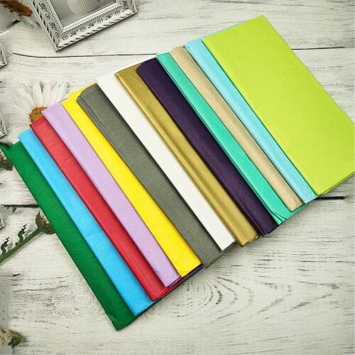 10Sheets/bag Tissue Paper Flower 50*66cm Gift Packaging Home Decoration Festive Party Wedding DIY Gift Packing Supplies
