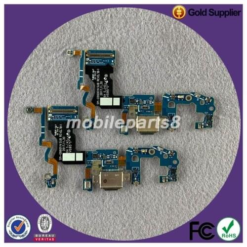 10pcs Charging Port Dock Connector Flex For samsung S9 G960F G960U Charger Dock Connector Flex cable