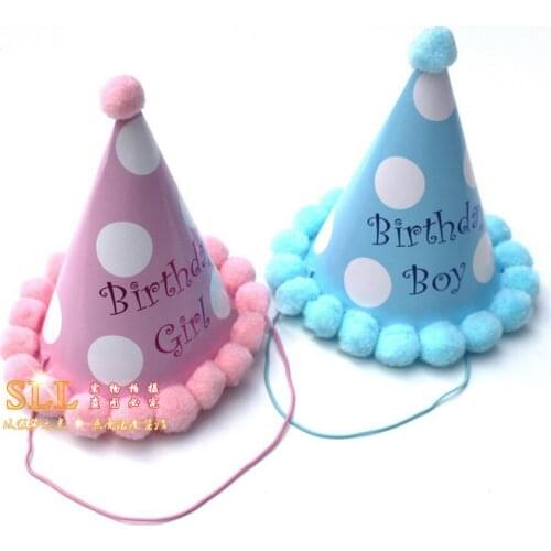 10pcs Party Celebration Cute Party Hats Birthday caps Festive Party Photograph Items Wholesale Birthday Party Decorations Kids