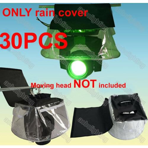30pcs 280w 10r beam moving head Water Resist Coat 15R 330W Beam movinghead Stage Lighting Rain Cover