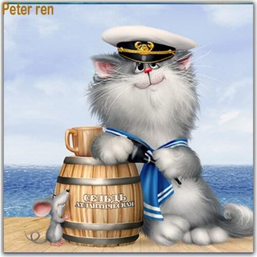 Diamond painting cat Diy Diamond embroidery sale 3d Square Diamond mosaic full embroiderys Cartoon Paintings rhinestones mouse