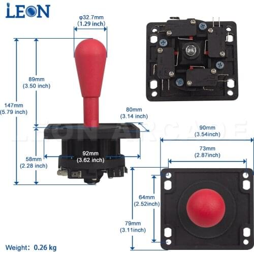 6 Pcs American Style Arcade Joystick Double Kit Bartop Jamma Arcade Pandora 6 Stickers Arcade Joystick Game Video Game Neo Geo