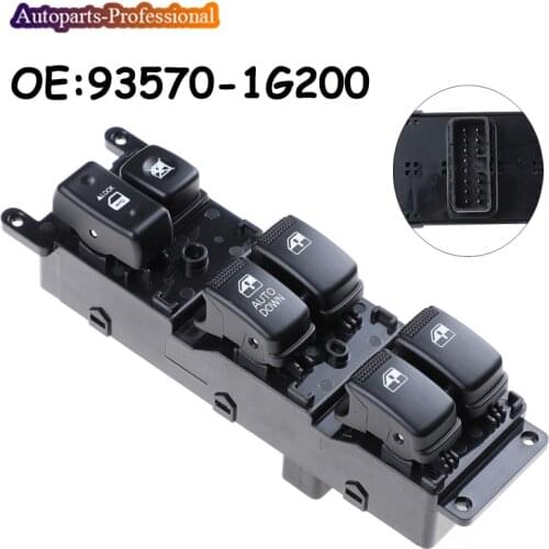 New Car Front Left Electric Power Window Master Switch 93570-1G200 935701G200 For KIA RiO 2007 2008 2009 Auto Parts