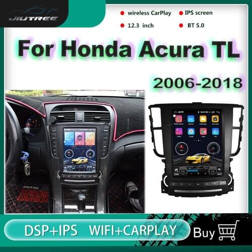 Vertical Screen Android Car Radio For Honda Acura TL 2006 2007-2017 2018 Auto Stereo Multimedia Player GPS Navigation Head Unit