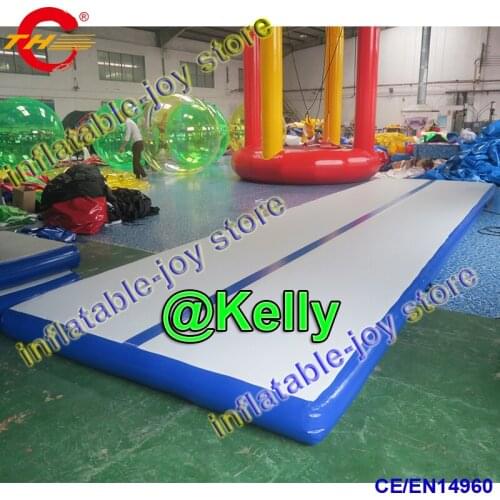 Free air shipping 8x2x0.2mH gymnastics inflatable tumble mattress in stock, CE certificated inflatable gym air track gym tracks