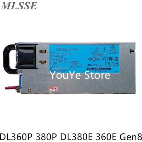 For HP DL360P 380P DL380E 360E Gen8 460W Server power HSTNS-PL28 643931-001 643954-201 660184-001 656362-B21 Power Supply