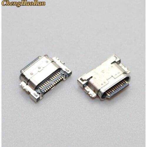 ChengHaoRan 1pcs Micro USB Charging Charge jack socket Connector Dock plug Port repair parts For Motorola Moto G8 plus