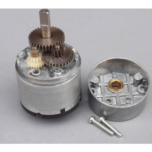 33GB-520 DC Motor 12V 350rpm High Speed Metal Gear Motor For RC Smart Tank Car Robot Model DIY Robitc Part Accessory