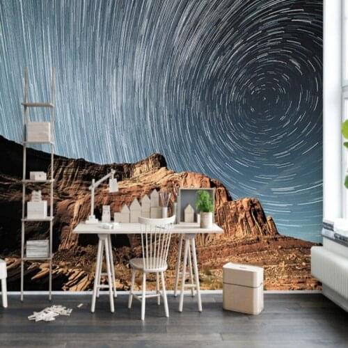 Dropship Colomac 3d Wall Murals Fantasy Starry Sky Landscape Wallpaper for Kids Room Bedroom Wallpaper Living Room Papel Mural