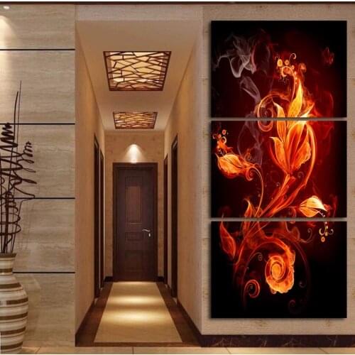 Full drill square Diamond Painting"Fantasy Rose"Diamond embroidery Sale 5d diy diamond mosaic diamond Triptych Flower painting