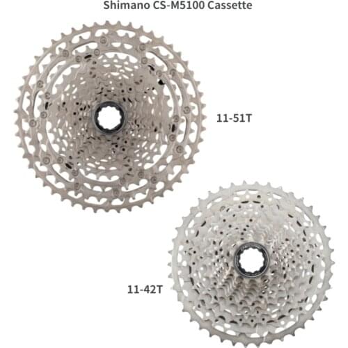 SHIMANO DEORE CS M5100 Cassette MTB Mountain Bike 11-51T 11-42T Cassette 1x11 2X11 Speed Cassette