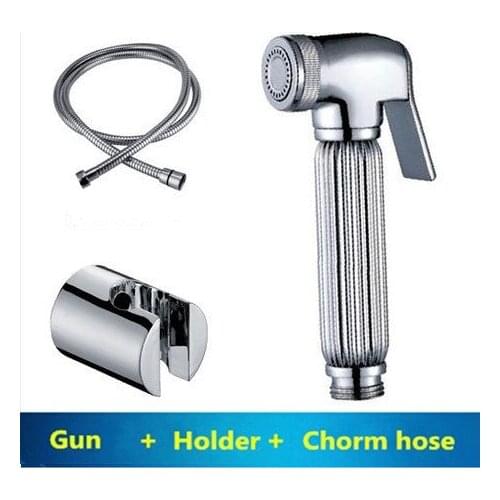 Bidet Shower Kits Bidet spray Shower spray bidet set car wash Brass bidet shower+ABS holder+1.5meter Stainless steel hose