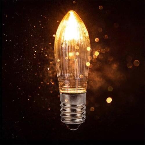 10pcs Retro Edison Light Bulb E10 3w 8/12/14/16/23/34/48/55v Filament Incandescent Tapered Bulbs Vintage Edison Lamp#p30