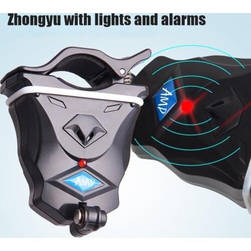 Mini LED Light Fishing Bite Alarm Line Toggle Sensor Electronic Fish Bite Finder on Fishing Rod Portable Fishing Accessories