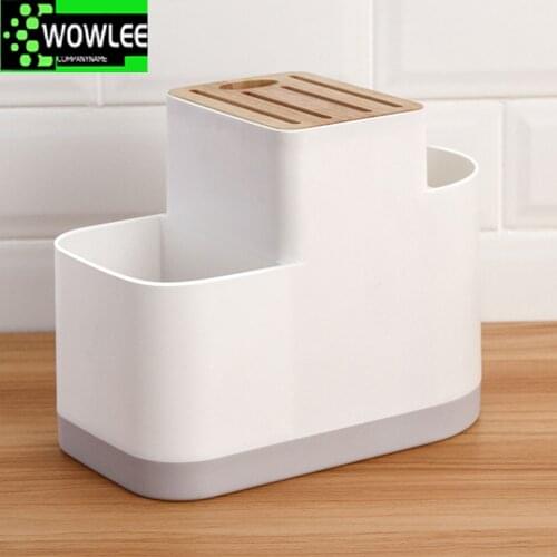 Multifunction Utensil Holder Knife Block ABS Cutlery Flatware Drainer Storage Box Spoon Fork Chopsticks Kitchen Organizer Rack