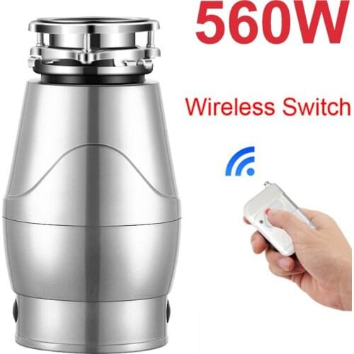 New Stainless Steel Food Processing, Kitchen Waste Processing, 560W Kitchen Waste Shredder, Food Waste Shredder